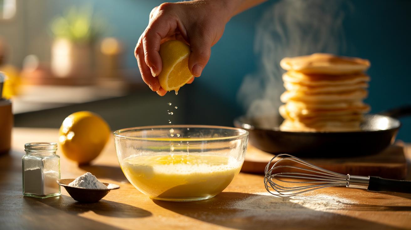 Fluffy Pancakes Every Time: How Lemon Juice Reacts with Perfect Results
