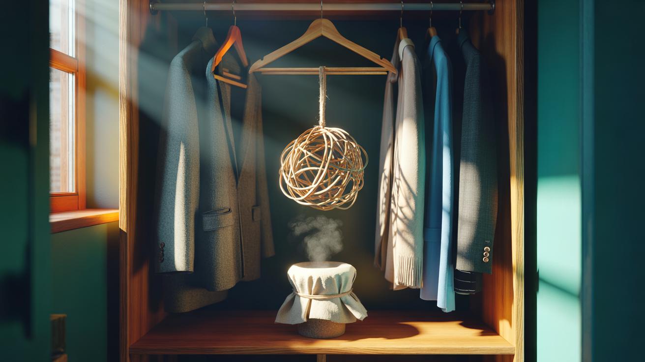Freshen Your Wardrobe Fast: How Rubber Bands Neutralize Smells in Closets