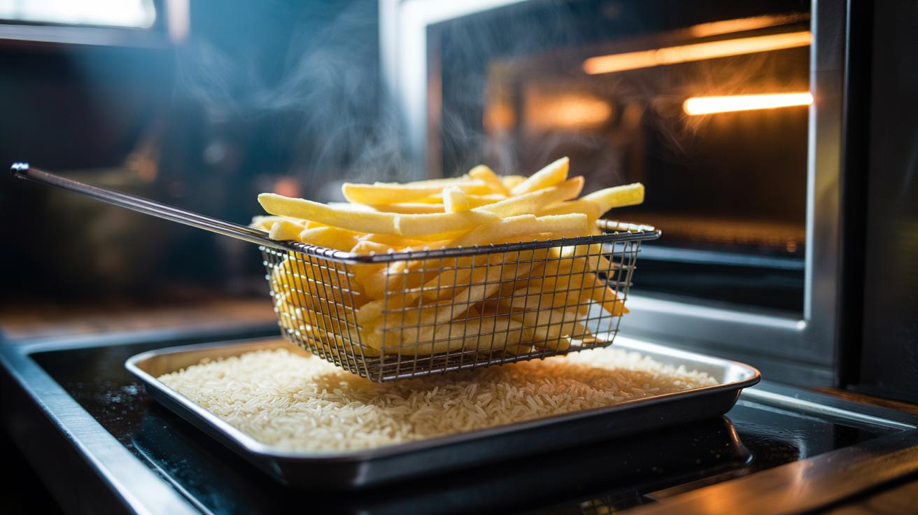 Get Perfectly Crispy Chips: Why Using Rice Absorbs Moisture Instantly
