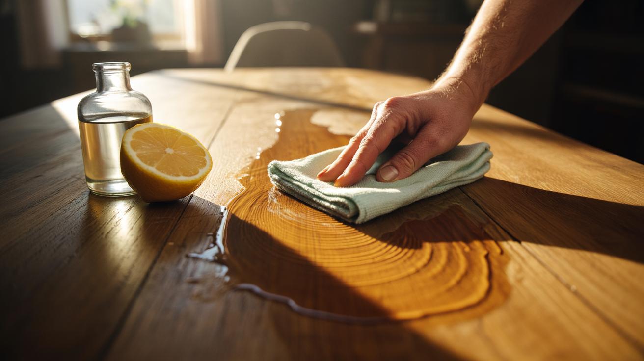 Lemon Revitalizes Wood Furniture: Why it instantly lifts years of stains and scratches