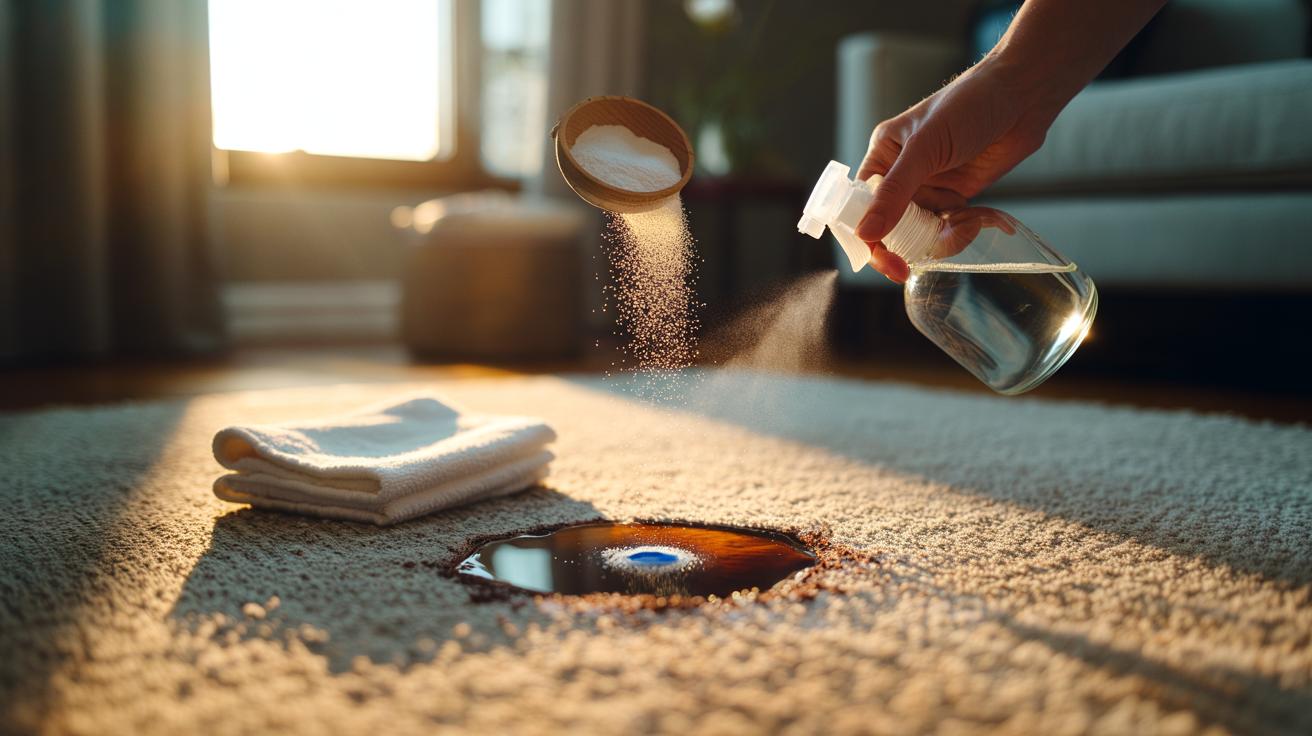 Remove Carpet Stains with Ease: How Baking Soda Works in 2 Minutes